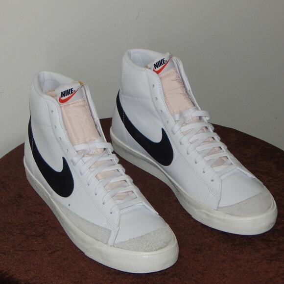 Nike Blazer Mid ‘77 Vintage White Black BQ6806-100 Retro Shoes Men's Sze 13 New - Picture 5 of 12